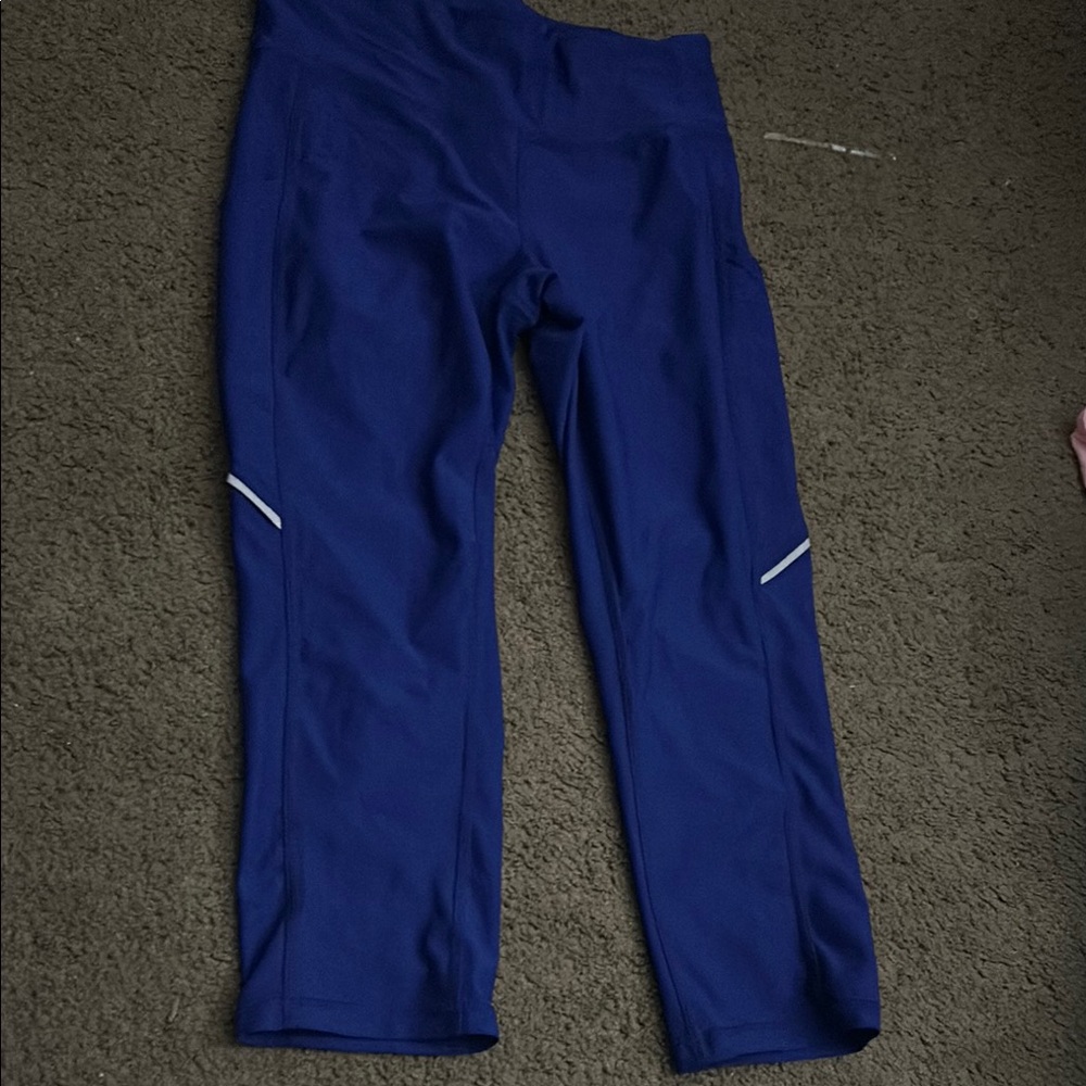 Blue Athletic Leggings